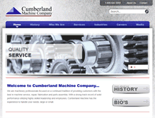 Tablet Screenshot of cumberlandmachine.com